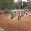 Flat Trackers coming round on their first lap.